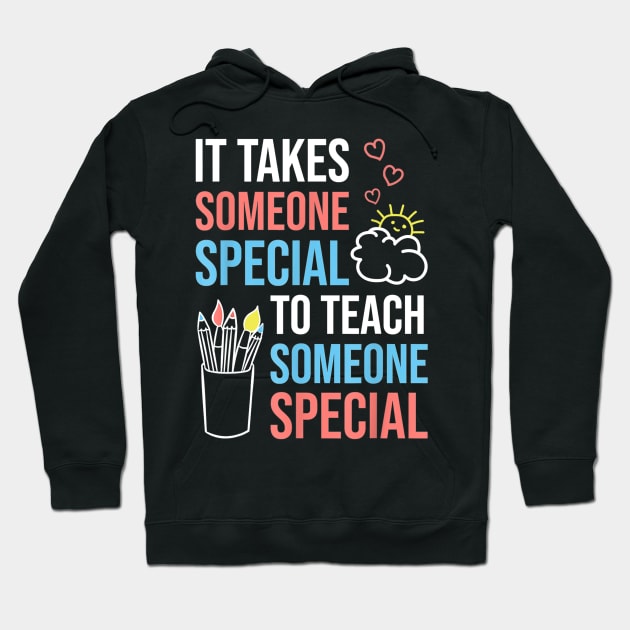 Paraprofessional Special Ed Teacher Parapro Gift Men Women Hoodie by Kamarn Latin